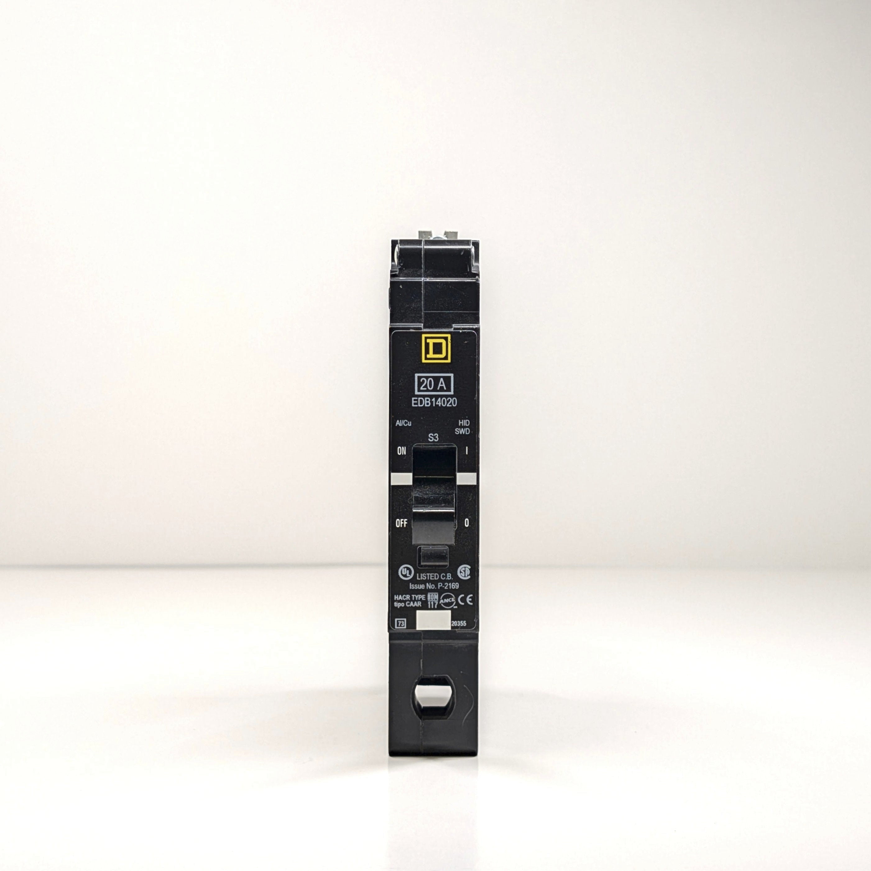Square D EDB14020 1 Pole Circuit Breaker