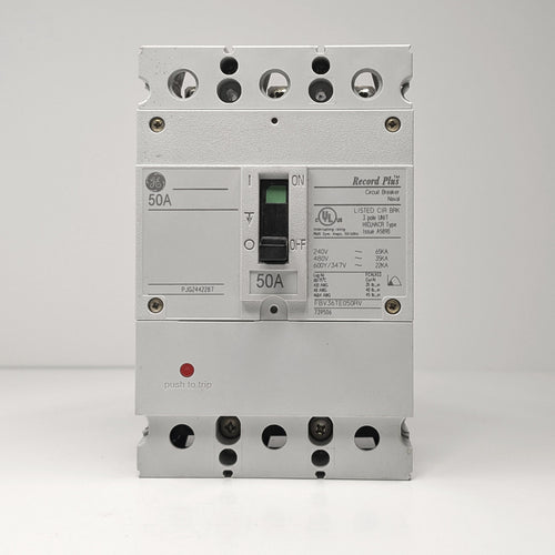GE Record Plus FBV 3-Pole Circuit Breaker, 600V  (45A - 100A)