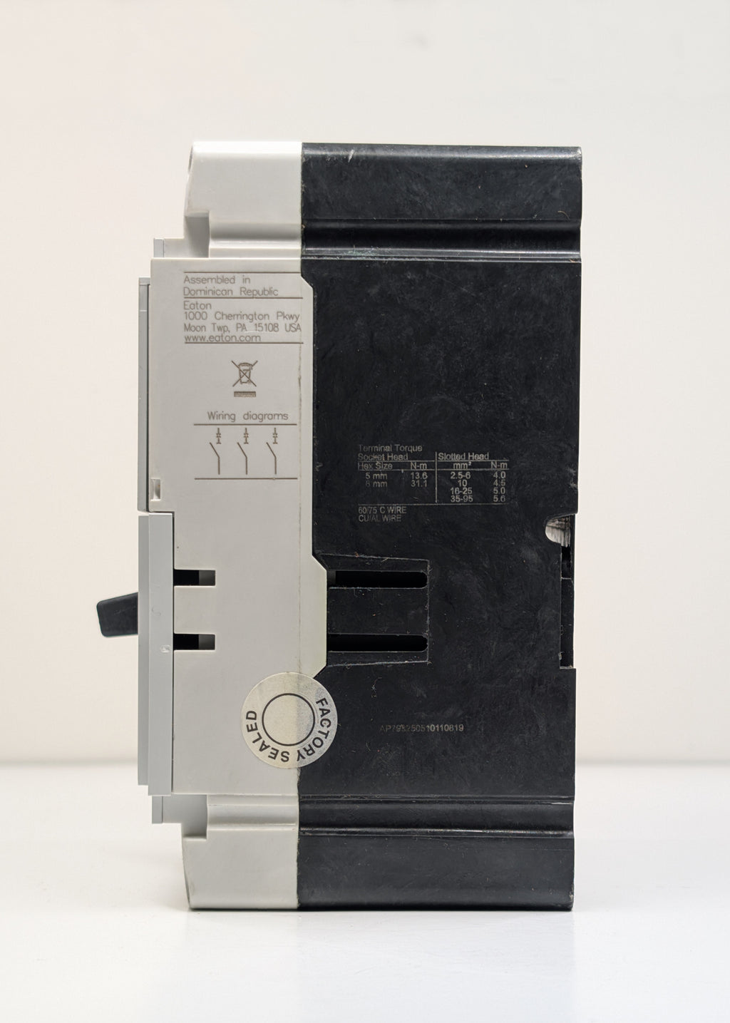Eaton PDG23G0050TFFJ 3 Pole Circuit Breaker