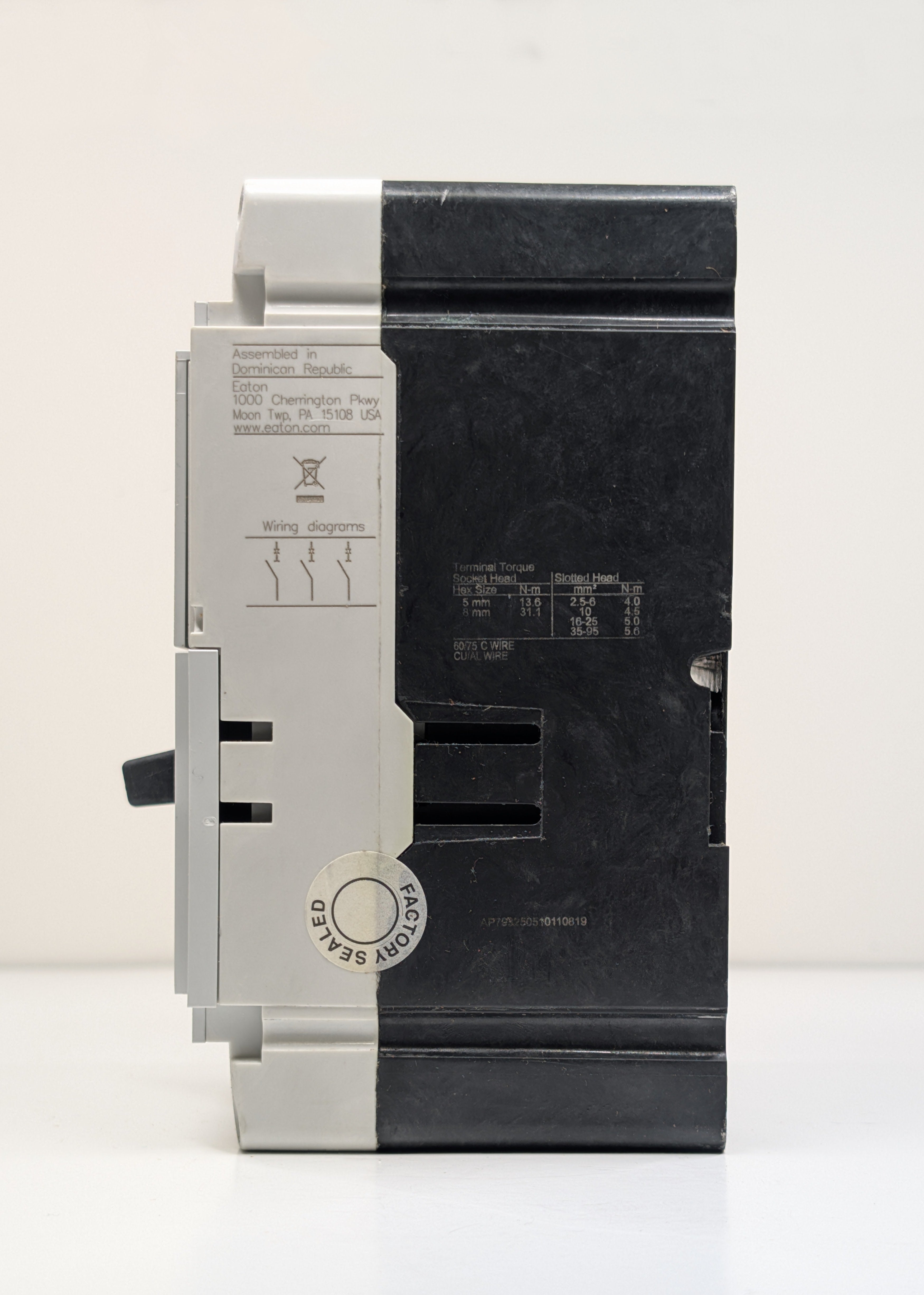 Eaton PDG23G0050TFFJ 3 Pole Circuit Breaker