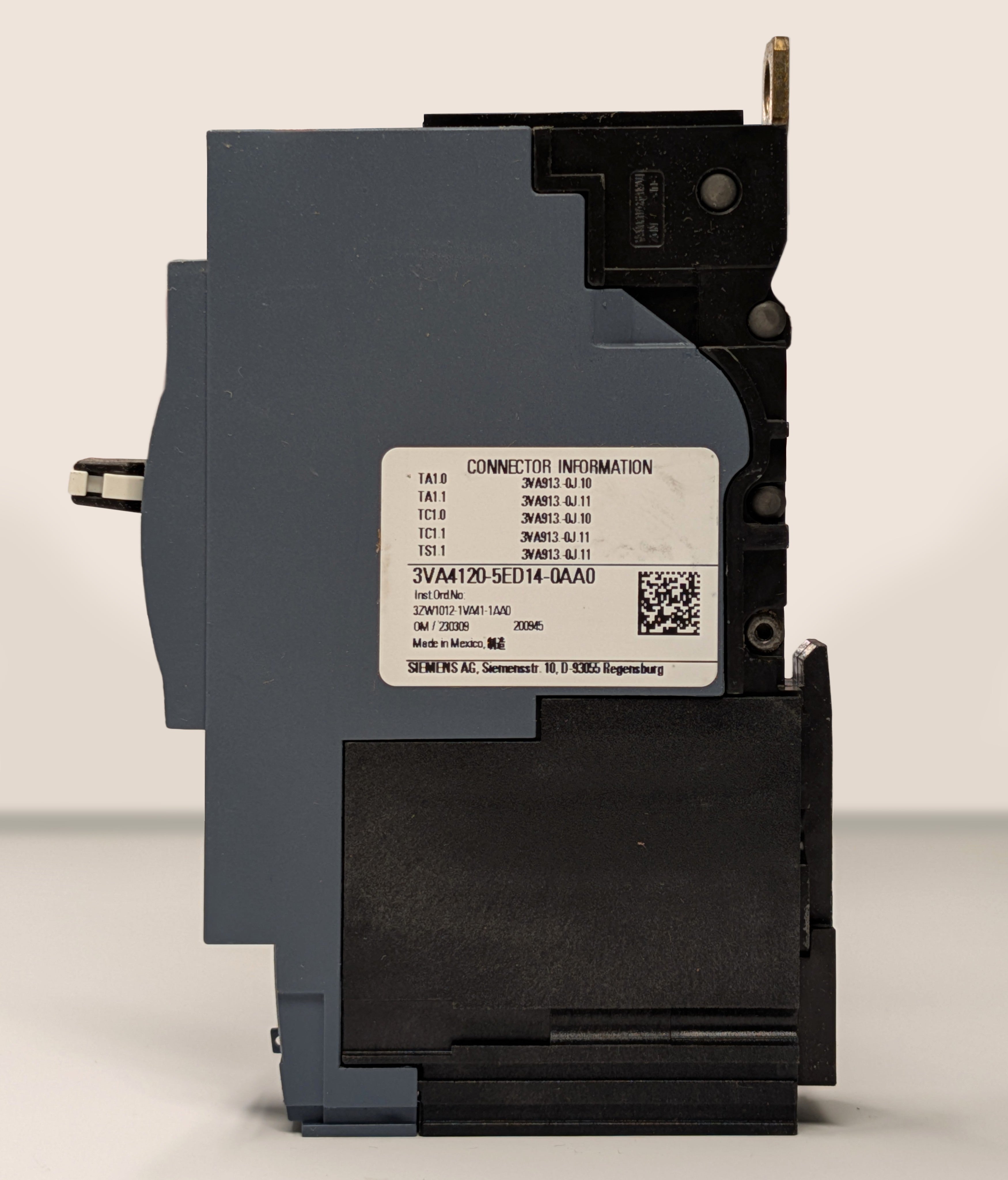 Siemens 3VA4120-5ED14-0AA0 1 Pole Circuit Breaker